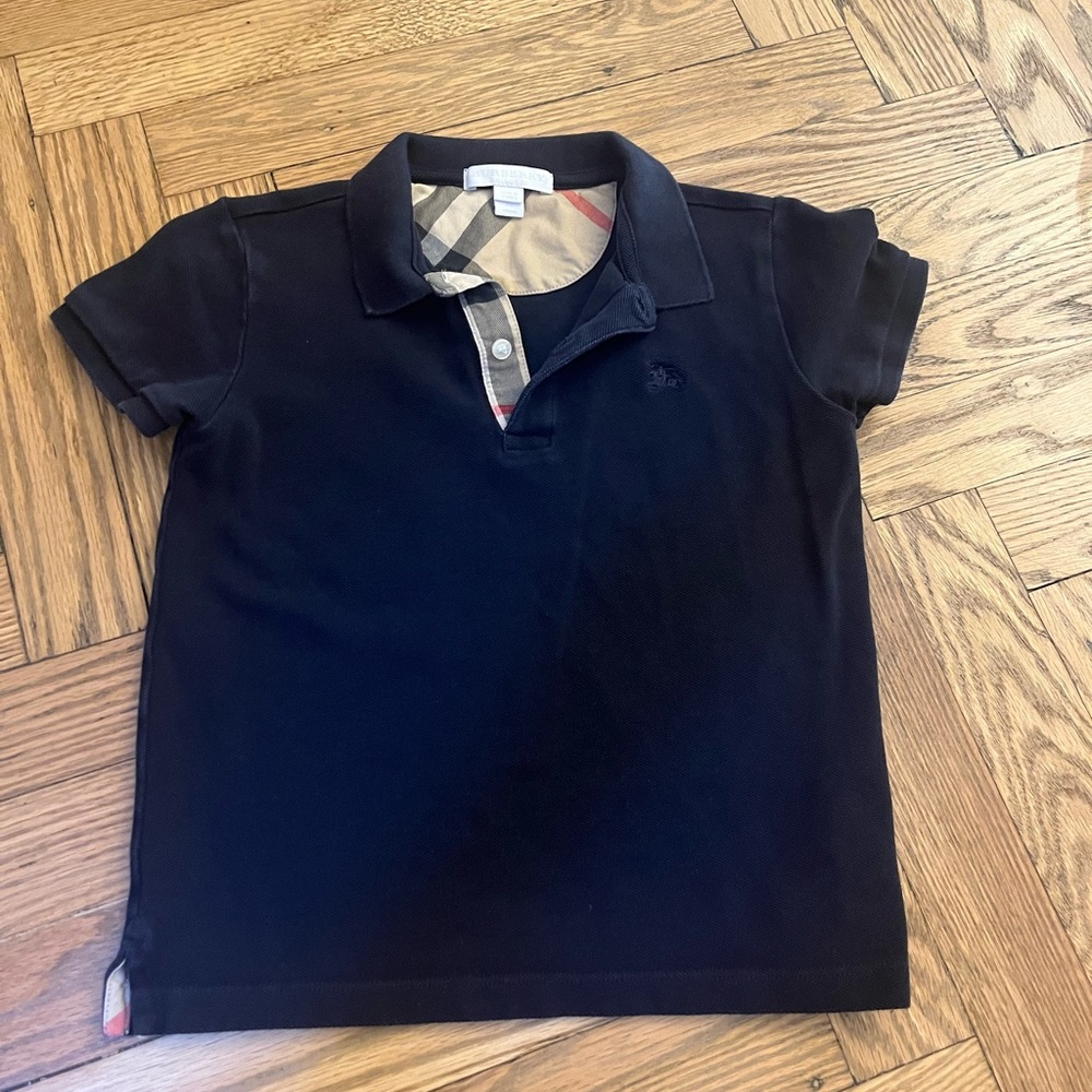 Burberry Navy Polo Shirt for Kids
